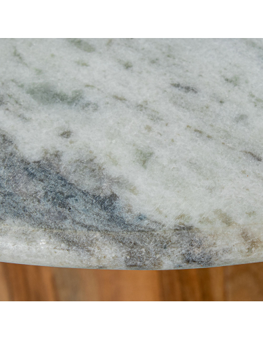 Set de 2 mesas auxiliares mármol y...