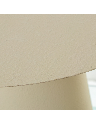 Set 2 mesas auxiliares cónicas blanco