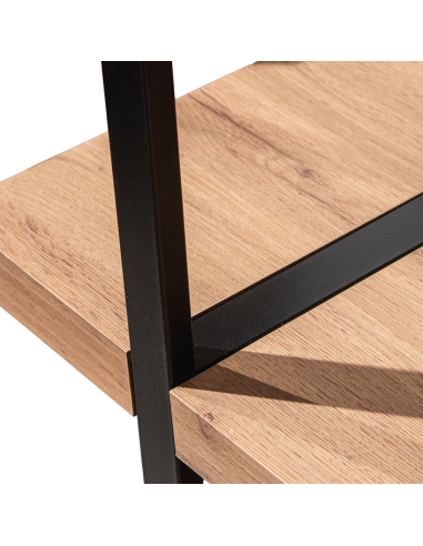 Estantería Eugenia 3 baldas negro