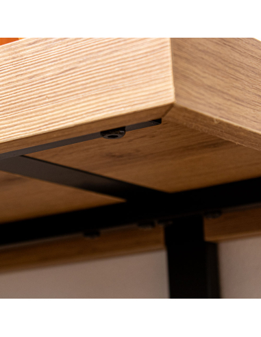 Estantería Eugenia 3 baldas negro