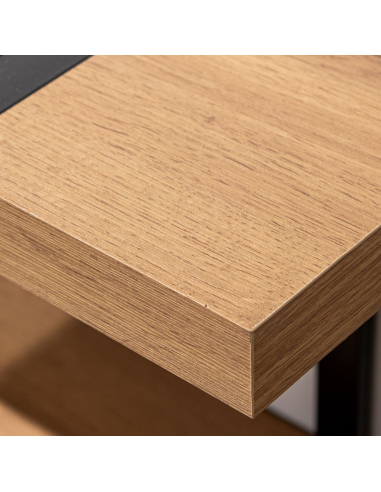 Estantería Eugenia 4 baldas negro