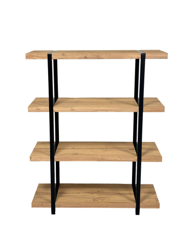 Estantería Eugenia 4 baldas negro