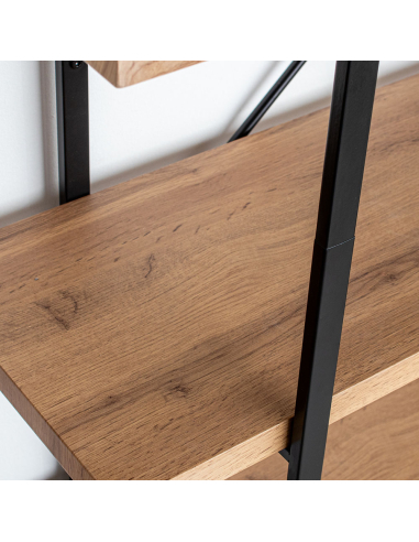 Estantería Kelly 3 baldas negro