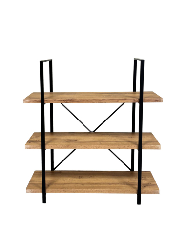 Estantería Kelly 3 baldas negro