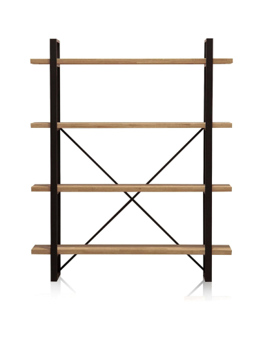 Estantería Kelly 4 baldas negro