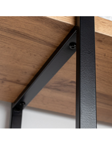 Estantería Kelly 4 baldas negro