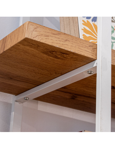 Estantería Kelly 5 baldas blanco