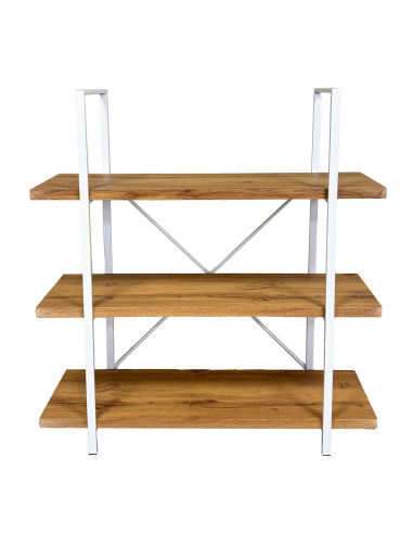 Estantería Kelly 3 baldas blanco