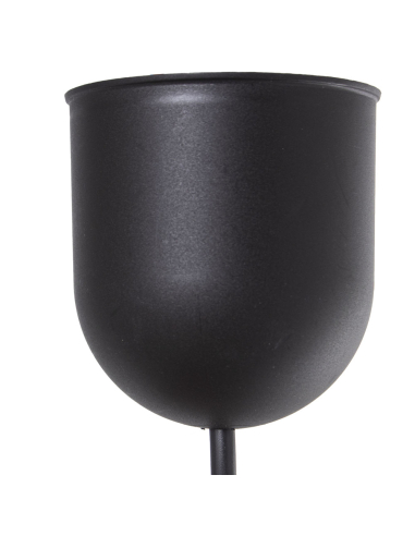 Lámpara de techo flor ratán