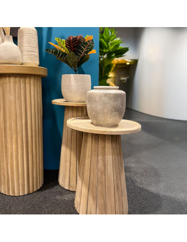 Mesa auxiliar Joaquina ø40 cm madera