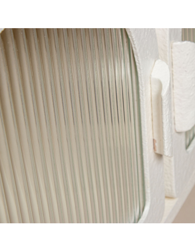 Aparador madera blanco con 3 puertas...