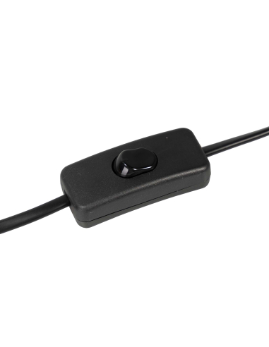 Lámpara sobremesa naranja y azul