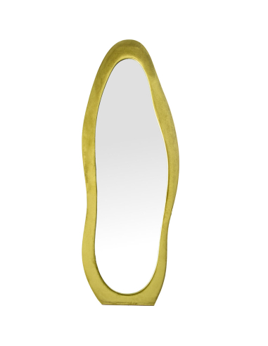 Espejo de pie irregular madera...