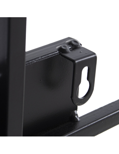 Adorno cuadros metal negro con espejos