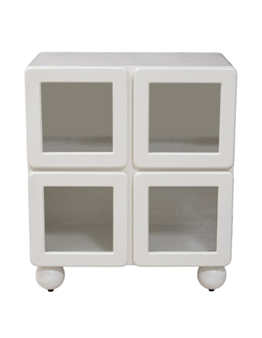 Mueble entrada Anna blanco 4 puertas