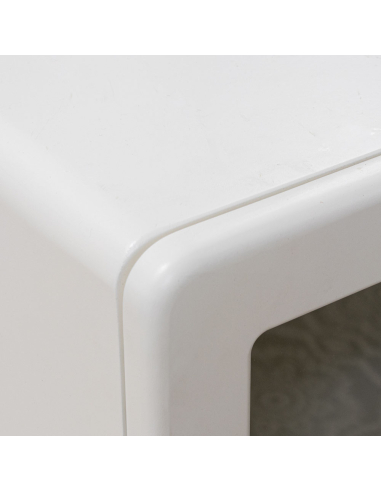 Mueble entrada Anna blanco 4 puertas