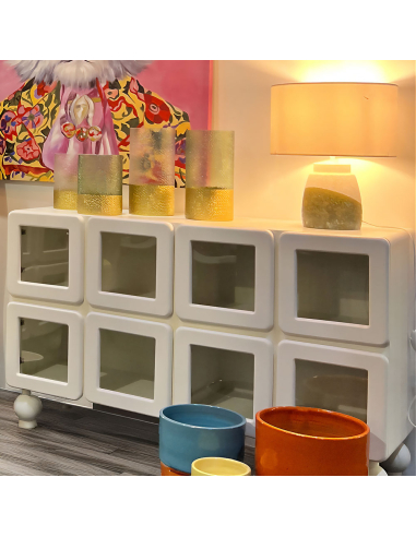 Aparador Anna blanco 8 puertas