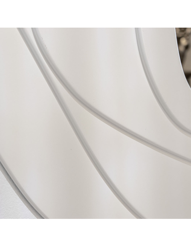 Espejo de pared madera DM blanco