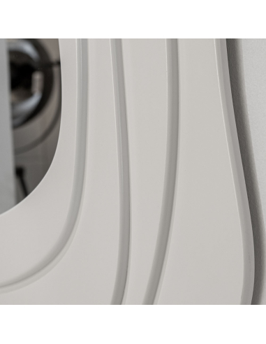 Espejo de pared madera DM blanco