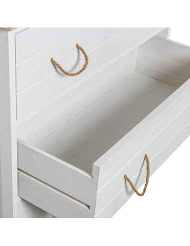 Cómoda Leonor 3 cajones madera blanca