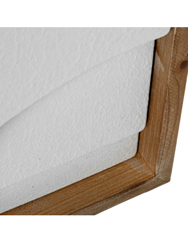 Cuadro de madera con recortes y marco...