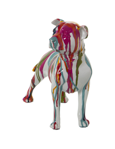 Figura perro de resina...