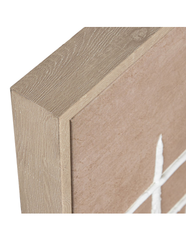 Cuadro lienzo líneas relieve 80x120