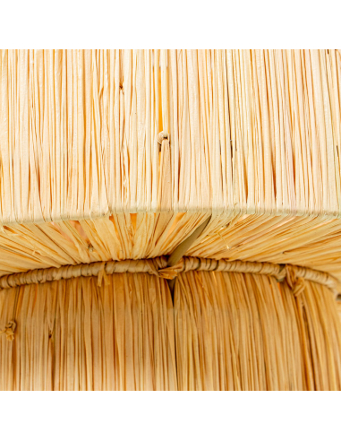 Lámpara de sobremesa de ratán...