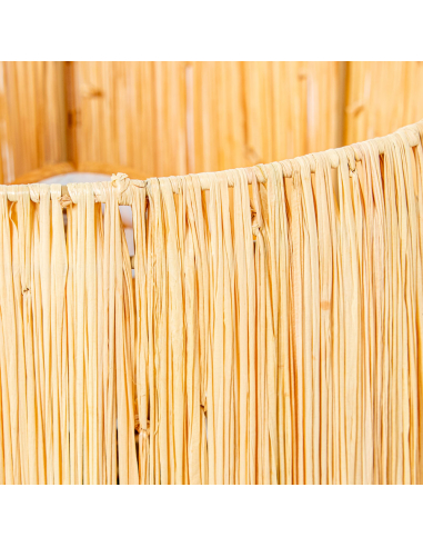 Lámpara de sobremesa de ratán...