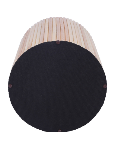 Set de 2 pufs con almacenamiento rosa