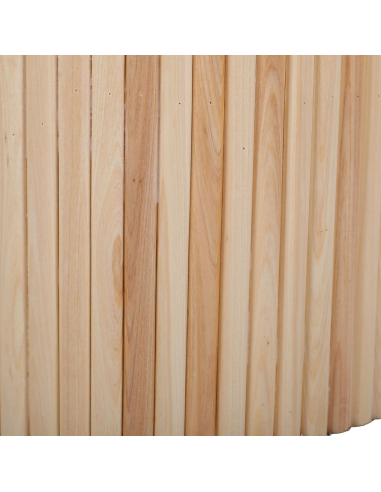 Set de 2 pufs con almacenamiento blanco