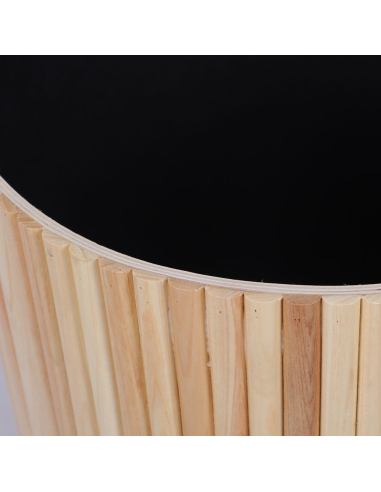 Set de 2 pufs con almacenamiento blanco