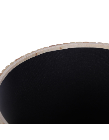 Set de 2 pufs con almacenamiento blanco