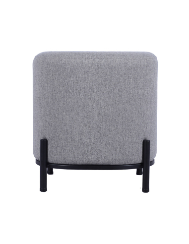 Puf cilíndrico Juana gris amarillo...