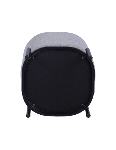 Puf cilíndrico Juana gris amarillo...