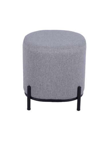 Puf cilíndrico Juana gris amarillo...