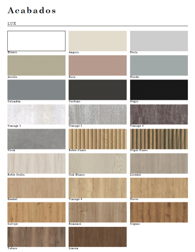 Encimera de madera + faldón 15 cm Encimera de madera + faldón 15 cm