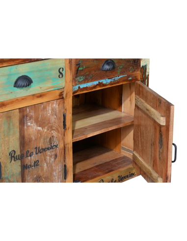 Aparador vintage con ruedas