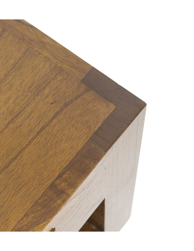 Mesa de rincón Star 1 cajón y 1 estante