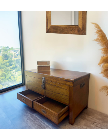 BAUL STAR 2 CAJONES CON CANDADO