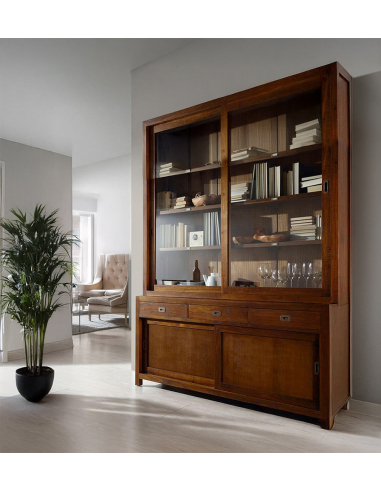 Vitrina Star 4 puertas correderas y 3...