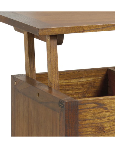 Mesa centro Top Star 2 cajones elevable