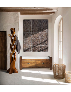 BANCO STAR CON COJIN Y DOS... 2