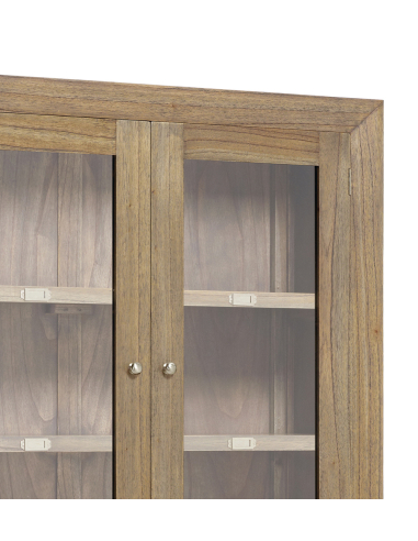 Vitrina Merapi 2 cajones y 4 puertas