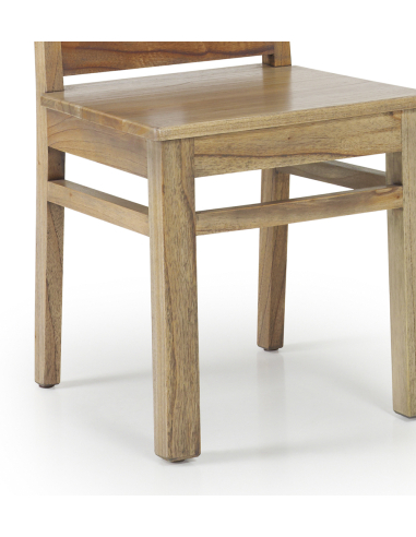 Silla de comedor Merapi respaldo huecos