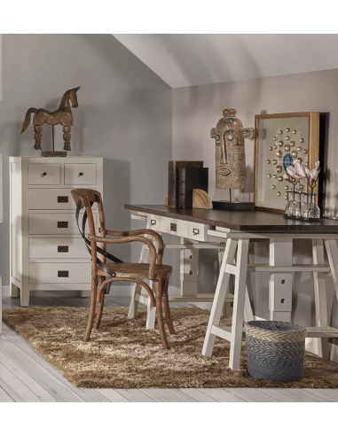 Cómoda Everest estrecha 6 cajones