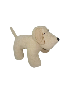 Muñeco decorativo perro beige 2
