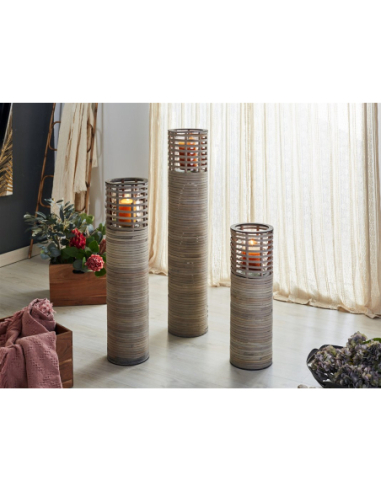 Pie mimbre gris 100 cm