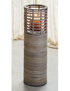 Pie mimbre gris 60 cm