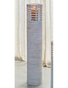 Pie mimbre blanco 100 cm